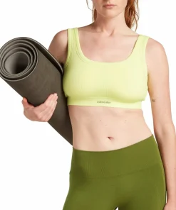 Hot Icebreaker Women's Merino Rib Lotus Bra Citrine