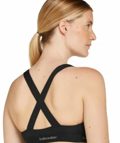 Icebreaker Women's Merino 125 Cool-Lite Sprite Racerback Bra Black