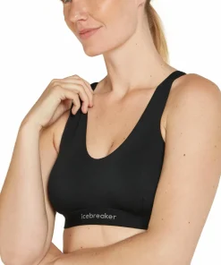 Icebreaker Women's Merino 125 Cool-Lite Sprite Racerback Bra Black