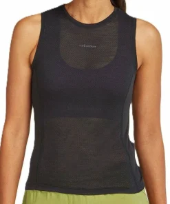 Discount Icebreaker Women's Merino 75 Cool-Lite Featherlight Tank Black