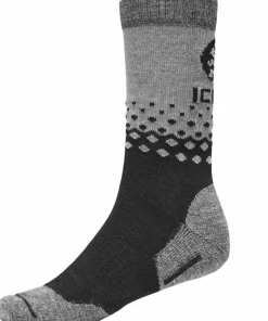 Outlet Icebug Warm Wool Sock Black/Grey