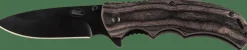 New iFish Folding Knife Darkwood Brown One Color