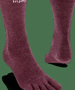 Discount Injinji Liner Crew Wool Garnet