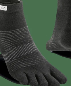 New Injinji Men's Run Lightweight Mini-Crew Black