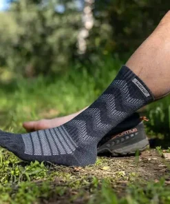 Hot Injinji Outdoor Midweight Crew Wool Slate