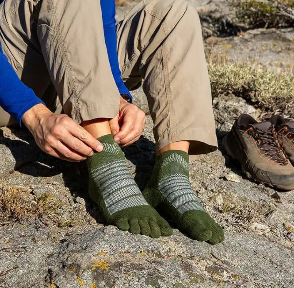 Best Injinji Outdoor Midweight Mini-Crew Wool Forest