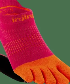 Discount Injinji Women's Run Lightweight No-Show Chili