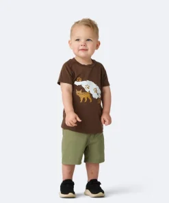 Hot Isbjörn of Sweden Kids' Buddy Tee Chocolate
