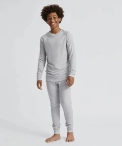 Isbjörn of Sweden Kids' Husky Sweater Baselayer Glaciergrey