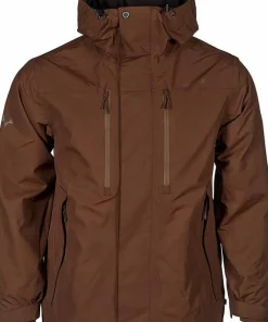 Online Isbjörn of Sweden Teens' Tripod Hardshell Jacket Chocolate