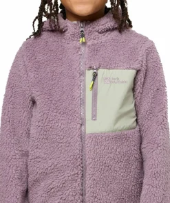 Hot Jack Wolfskin Kids' Ice Curl Hood Jacket Wild Blossom