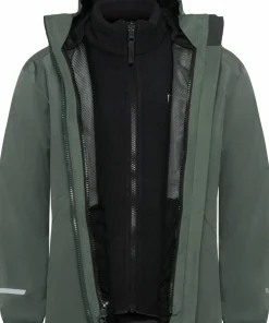 Outlet Jack Wolfskin Kids' Iceland 3-in-1 Jacket Slate Green / Slate Green