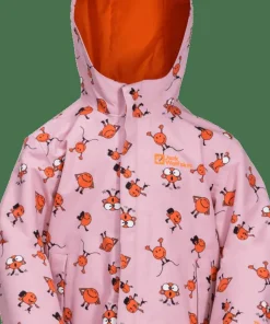 New Jack Wolfskin Kids' Smileyworld 2-Layer All Over Print Jacket Icon Water Lily