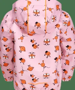 New Jack Wolfskin Kids' Smileyworld 2-Layer All Over Print Jacket Icon Water Lily