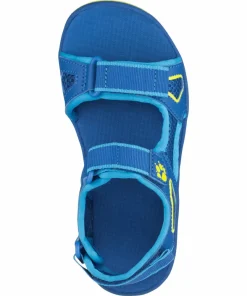 Sale Jack Wolfskin Kids' Taraco Beach Sandal Blue/Lime blue / lime