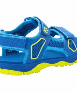 Sale Jack Wolfskin Kids' Taraco Beach Sandal Blue/Lime blue / lime