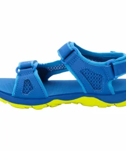 Sale Jack Wolfskin Kids' Taraco Beach Sandal Blue/Lime blue / lime