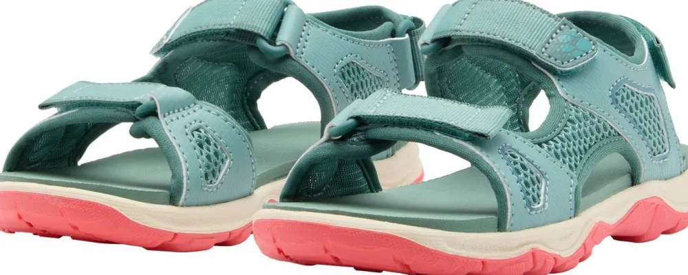 New Jack Wolfskin Kids' Taraco Beach Sandal Soft Jade