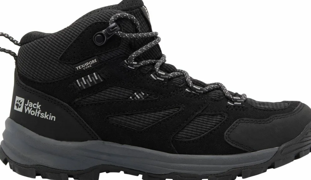 Best Jack Wolfskin Kid's VOJO TOUR TEXAPORE MID Phantom