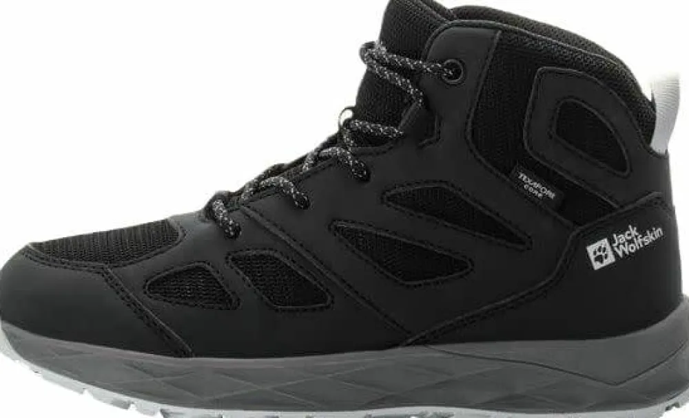 Outlet Jack Wolfskin Kids' Woodland 2 Texapore Mid Phantom