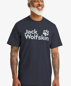 Sale Jack Wolfskin Men's Brand T Dark Navy