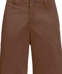 Clearance Jack Wolfskin Men's Desert Shorts Dark Rust