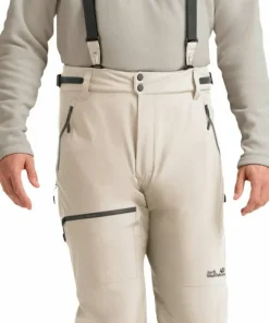 New Jack Wolfskin Men's Flowline Pro 2l Ins Pants Pale Sand