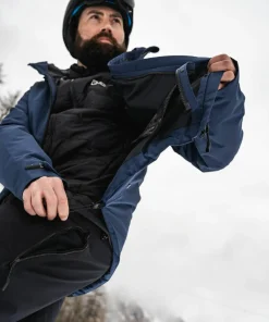Discount Jack Wolfskin Men's Flowline 3in1 Jacket Midnight Sky