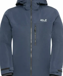 Discount Jack Wolfskin Men's Flowline 3in1 Jacket Midnight Sky