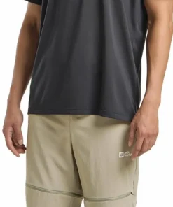 Sale Jack Wolfskin Men's Hikeout Zip Off Pants Stone