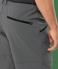 Outlet Jack Wolfskin Men's Hiking Alpine Shorts Slate