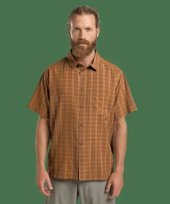 Jack Wolfskin Men's Meseta Shirt Check Autumn Leaves