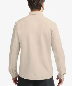 Clearance Jack Wolfskin Men's Prelight Suncool Ls Shirt Oyster