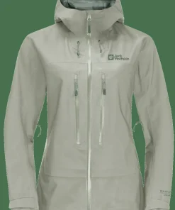 Sale Jack Wolfskin Women's Kammweg 3-Layer Jacket Mint Leaf