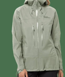 Sale Jack Wolfskin Women's Kammweg 3-Layer Jacket Mint Leaf