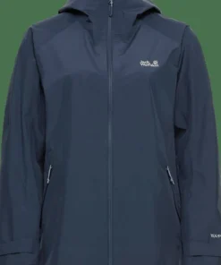 Best Jack Wolfskin Women's Litestride 3in1 Jacket Midnight Sky