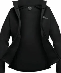 New Jack Wolfskin Women's Prelight Stride Jacket Black