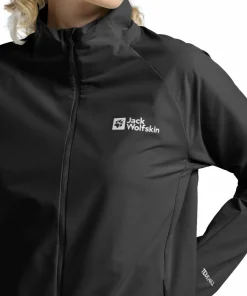 New Jack Wolfskin Women's Prelight Stride Jacket Black