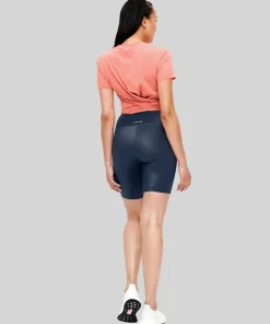 Outlet Johaug Women's Shimmer Tights Bikelenght Matte Navy