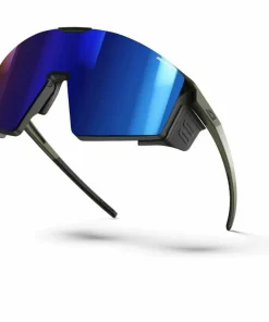 New Julbo Edge Cover Army Green/Black Reactiv 2-4 Blue Flash