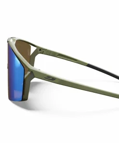 New Julbo Edge Cover Army Green/Black Reactiv 2-4 Blue Flash