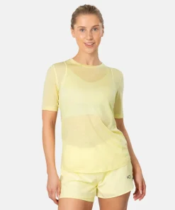 Clearance Kari Traa Women's Embla Wool Tee Mellow Yellow