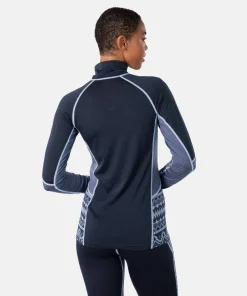 Online Kari Traa Women's Malia Half Zip Dark Navy Blue