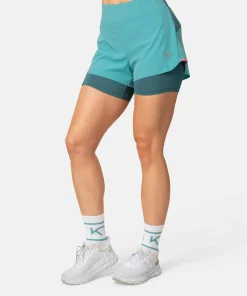Discount Kari Traa Women's Mija Training Shorts Blue Lagoon