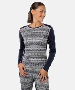 Outlet Kari Traa Women's Mina Long Sleeve Dark Navy Blue