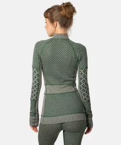 Hot Kari Traa Women's Smekker Half Zip Thyme