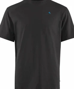 Best Klättermusen Men's Root Logo Short Sleeve Tee Raven