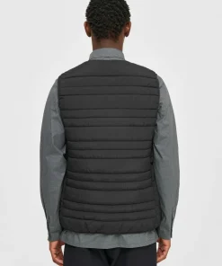 New Knowledge Cotton Apparel Men's Go Anywear™ Quilted Padded Zip Vest Black Jet