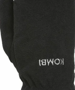 Hot Kombi Women's Windguardian Fleece Mittens BLACK