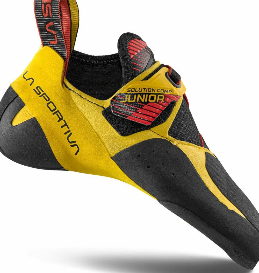 Clearance La Sportiva Kids' Solution Comp Jr Yellow/Black